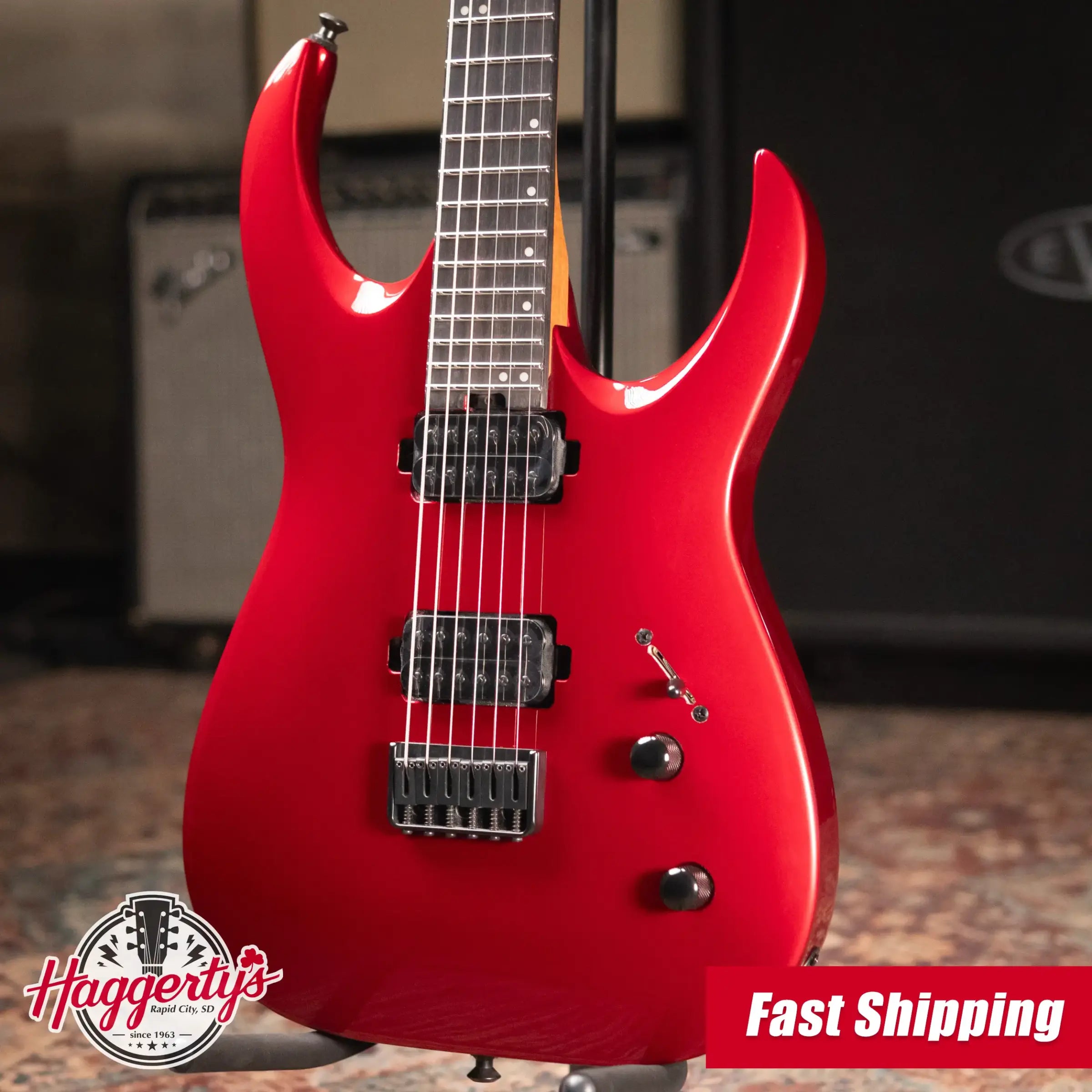 Jackson Pro Series Signature Misha Mansoor Juggernaut HT6 Electric Guitar - Red Crystal with Gig Bag
