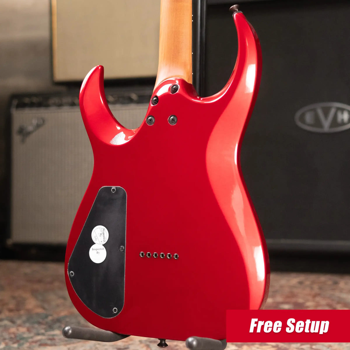 Jackson Pro Series Signature Misha Mansoor Juggernaut HT6 Electric Guitar - Red Crystal with Gig Bag - Demo