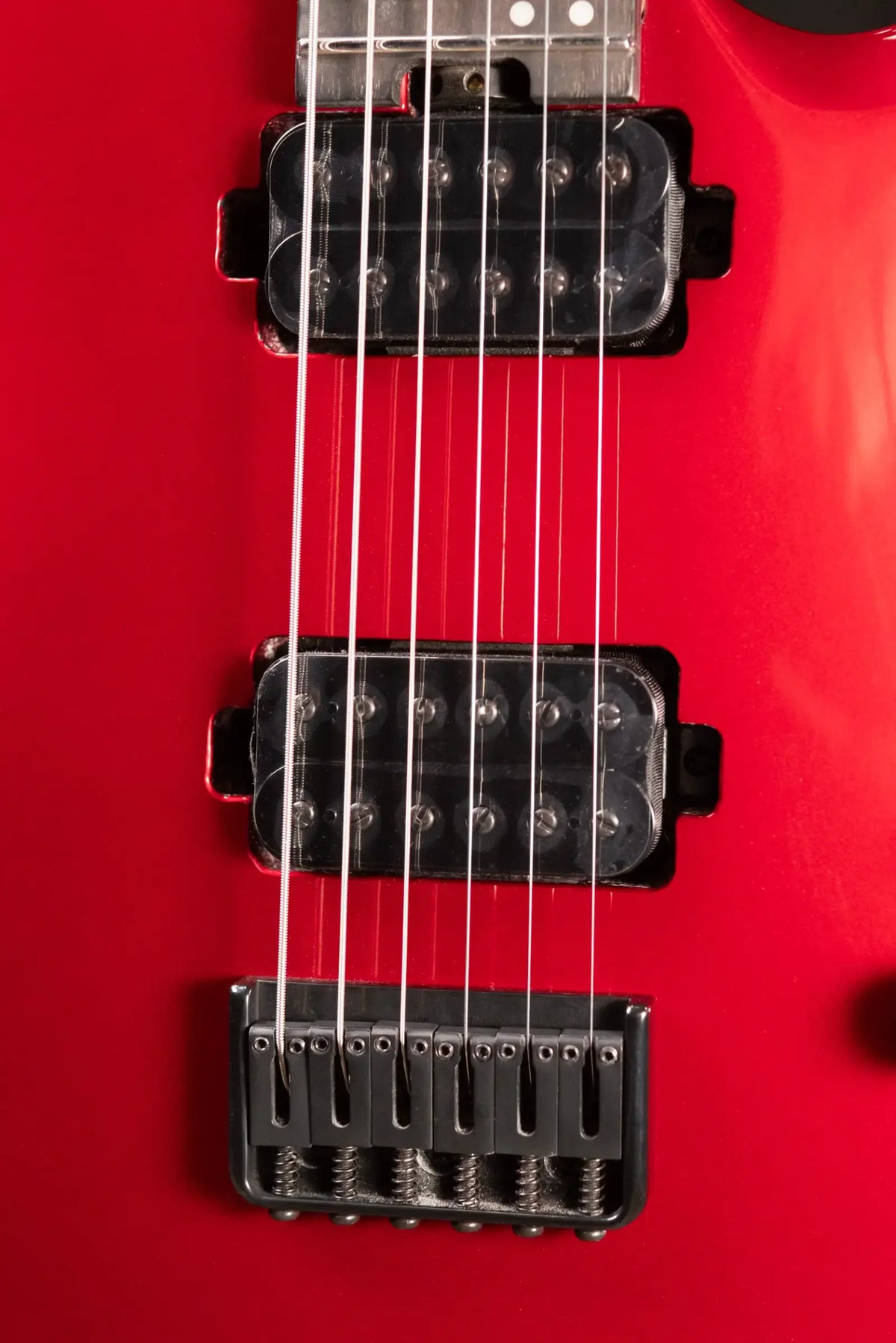 Jackson Pro Series Signature Misha Mansoor Juggernaut HT6 Electric Guitar - Red Crystal with Gig Bag - Demo