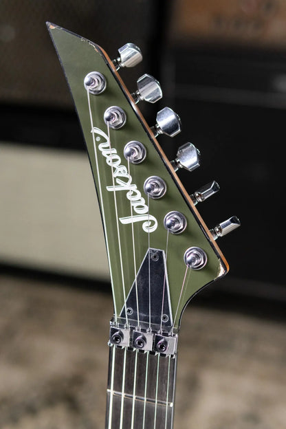 Jackson USA Custom Shop 2026 NAMM Special Edition Dinky Electric Guitar - Army Drab Green Relic with Hardshell Case
