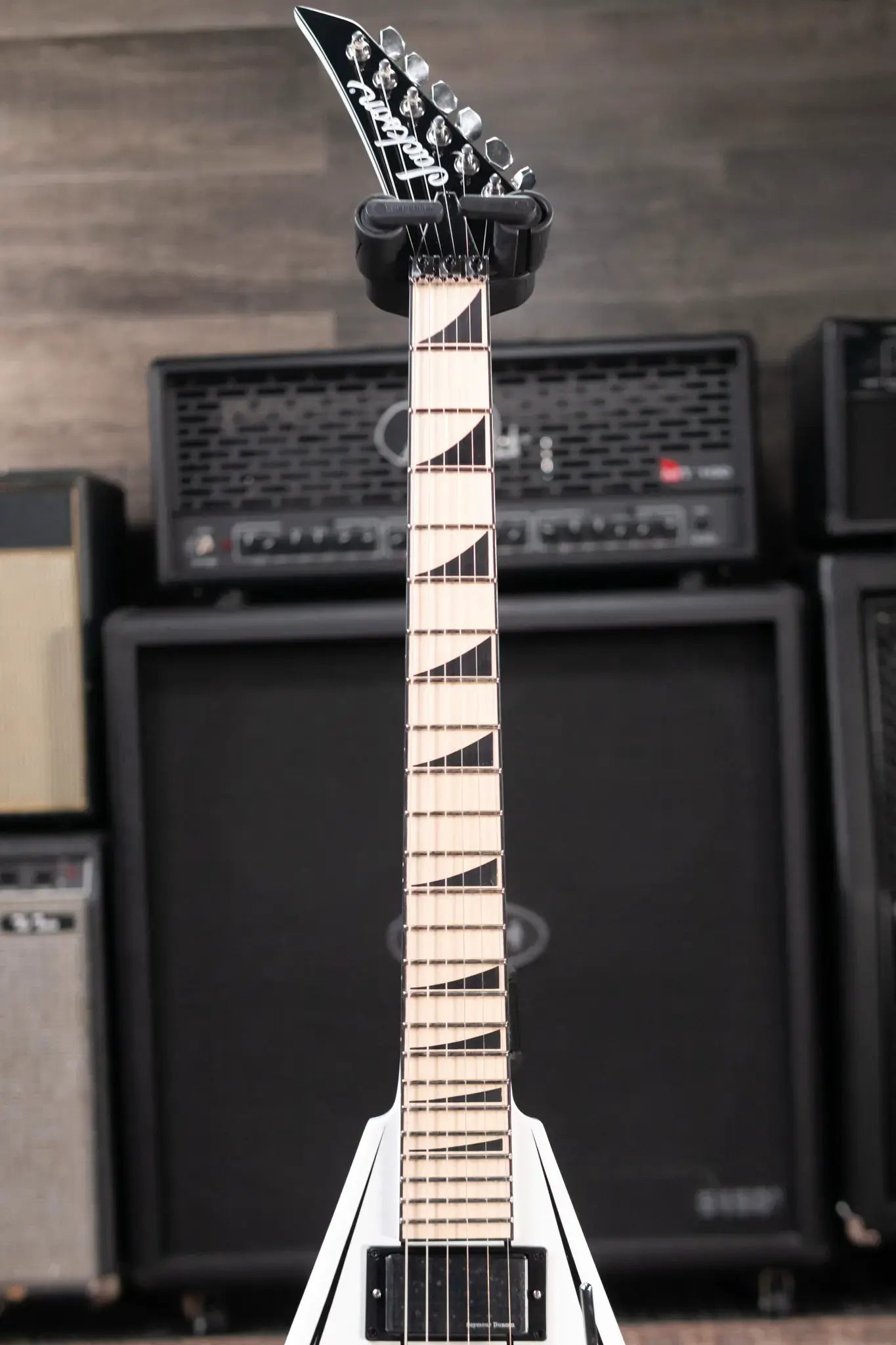 Jackson X Series Rhoads RRX24M Electric Guitar - Snow White with Black Pinstripes