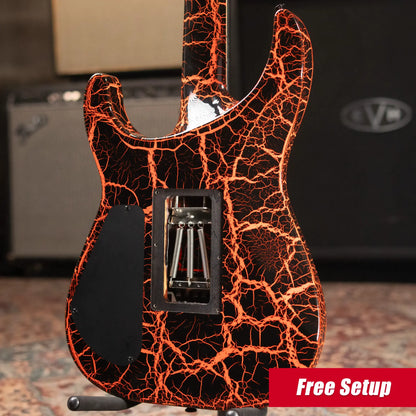 Jackson X Series Soloist SLX Electric Guitar - Orange Crackle with Gig Bag - Used
