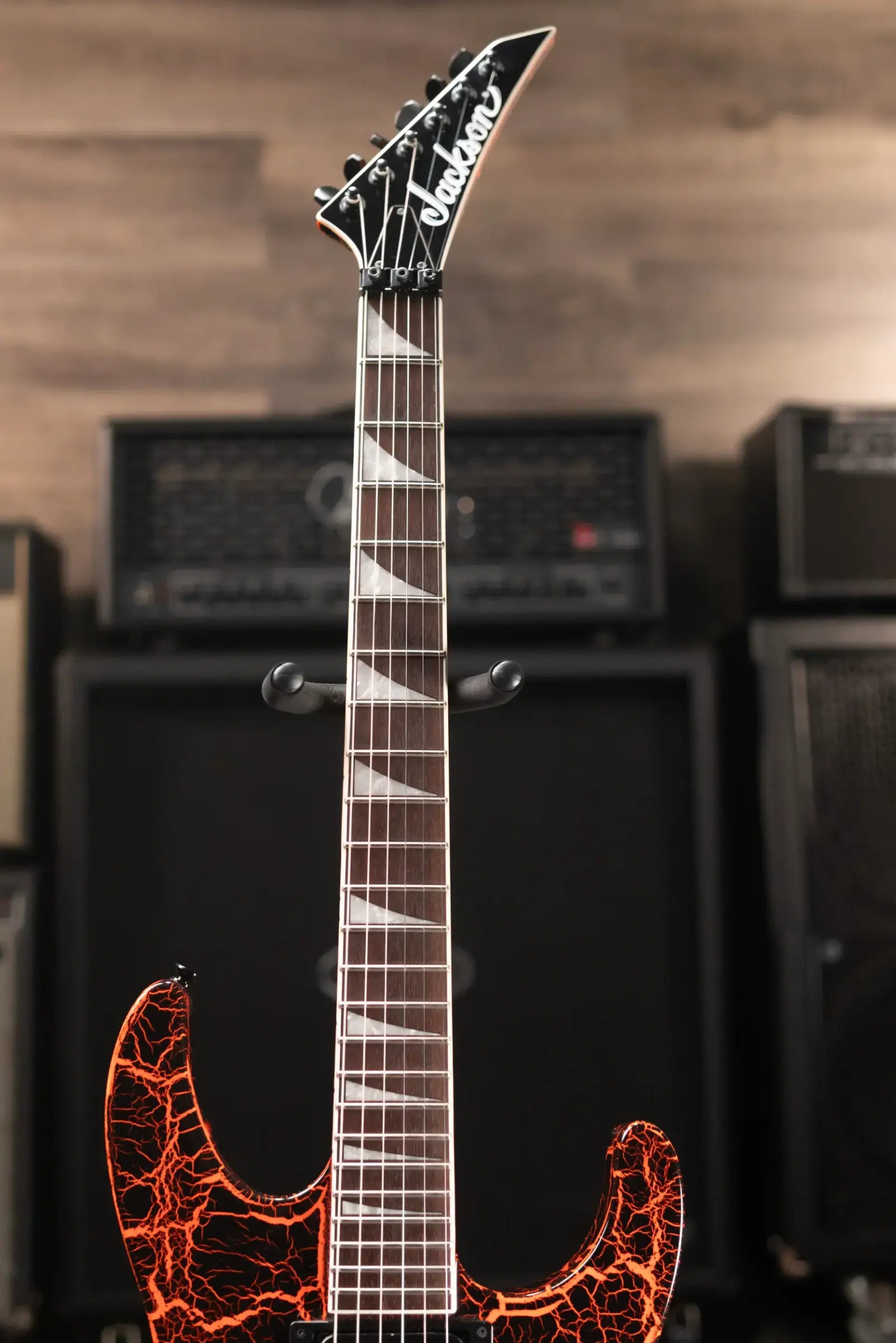 Jackson X Series Soloist SLX Electric Guitar - Orange Crackle with Gig Bag - Used