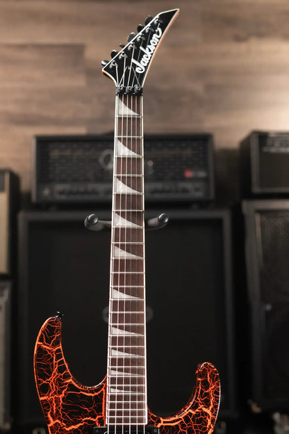 Jackson X Series Soloist SLX Electric Guitar - Orange Crackle with Gig Bag - Used