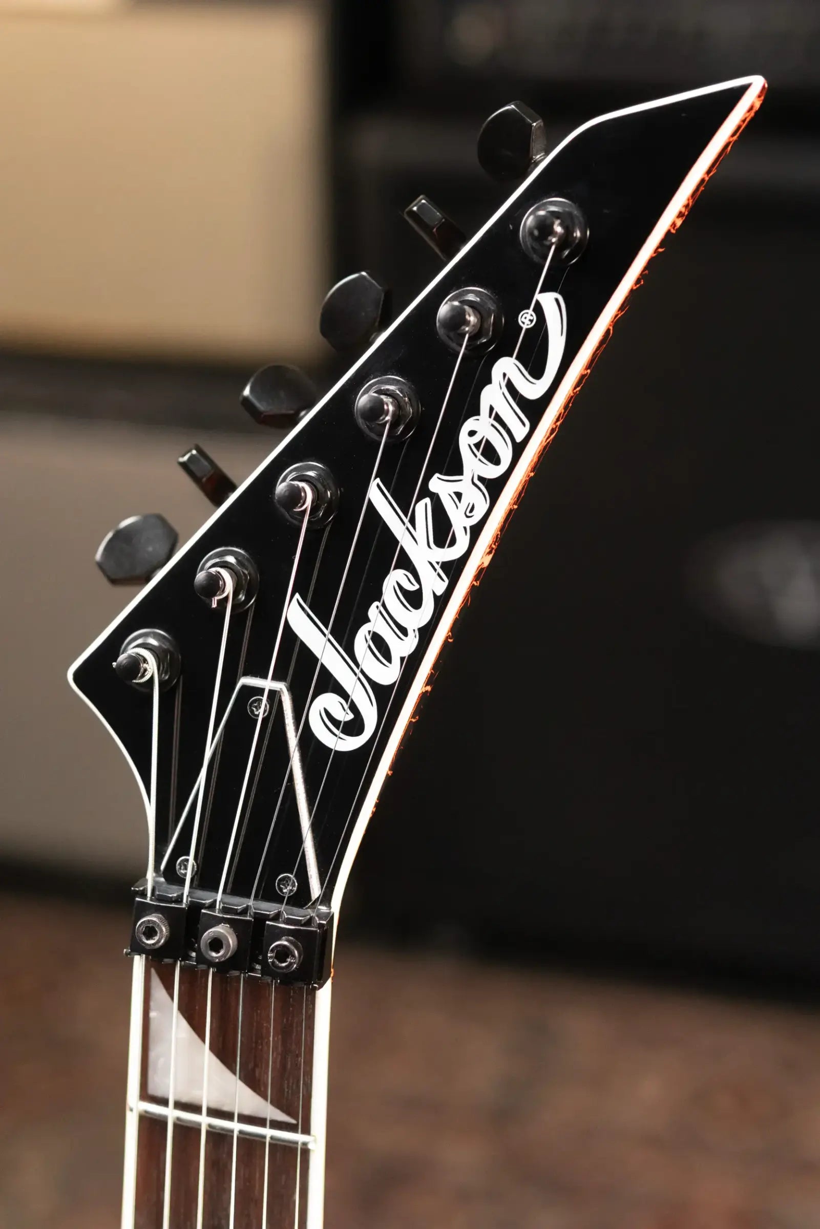 Jackson X Series Soloist SLX Electric Guitar - Orange Crackle with Gig Bag - Used