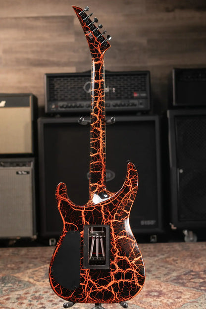 Jackson X Series Soloist SLX Electric Guitar - Orange Crackle with Gig Bag - Used