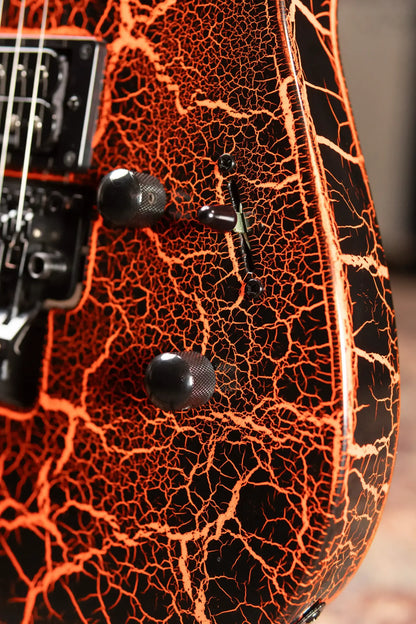 Jackson X Series Soloist SLX Electric Guitar - Orange Crackle with Gig Bag - Used