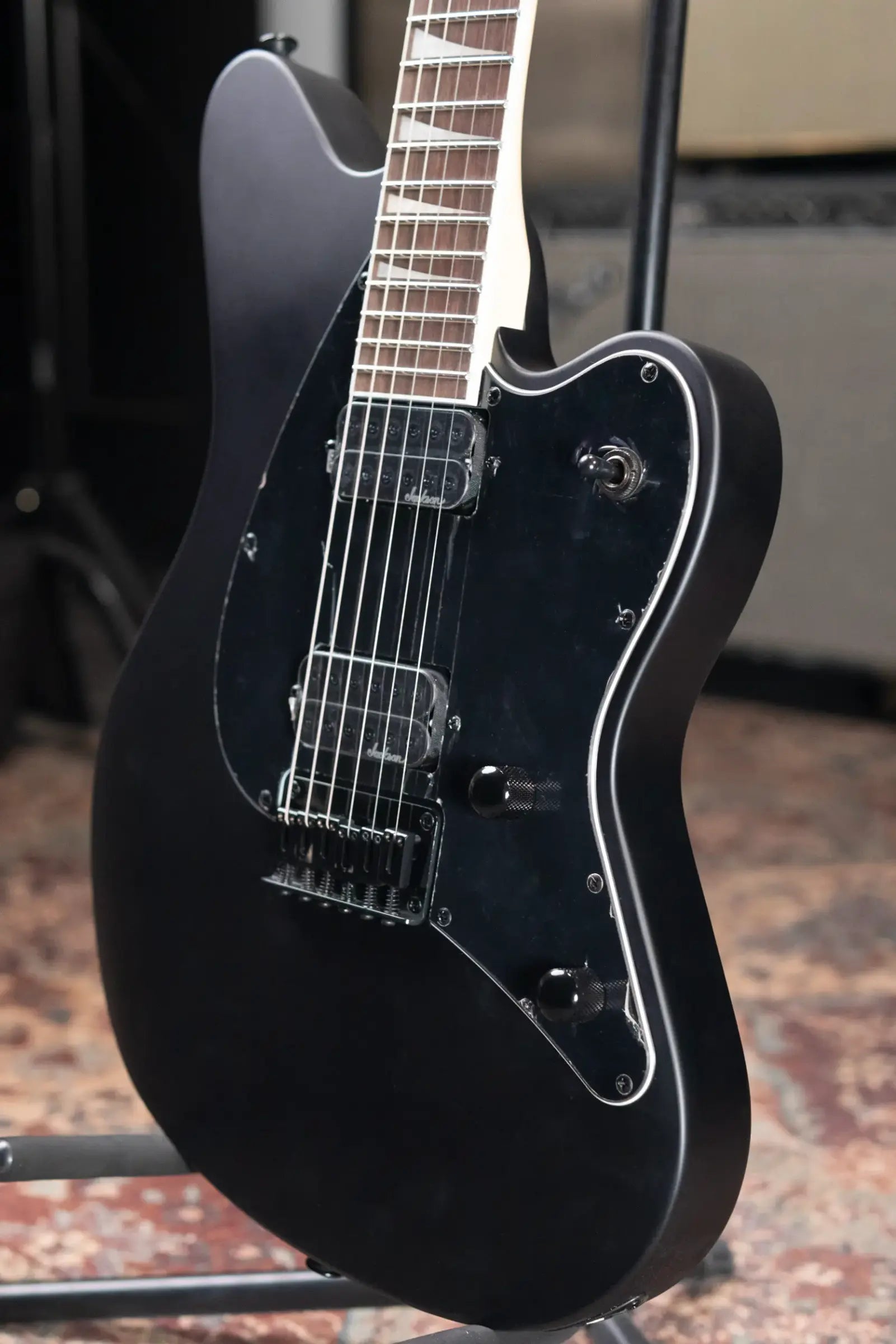 Jackson X Series Surfcaster SC HT6 Electric Guitar - Satin Black