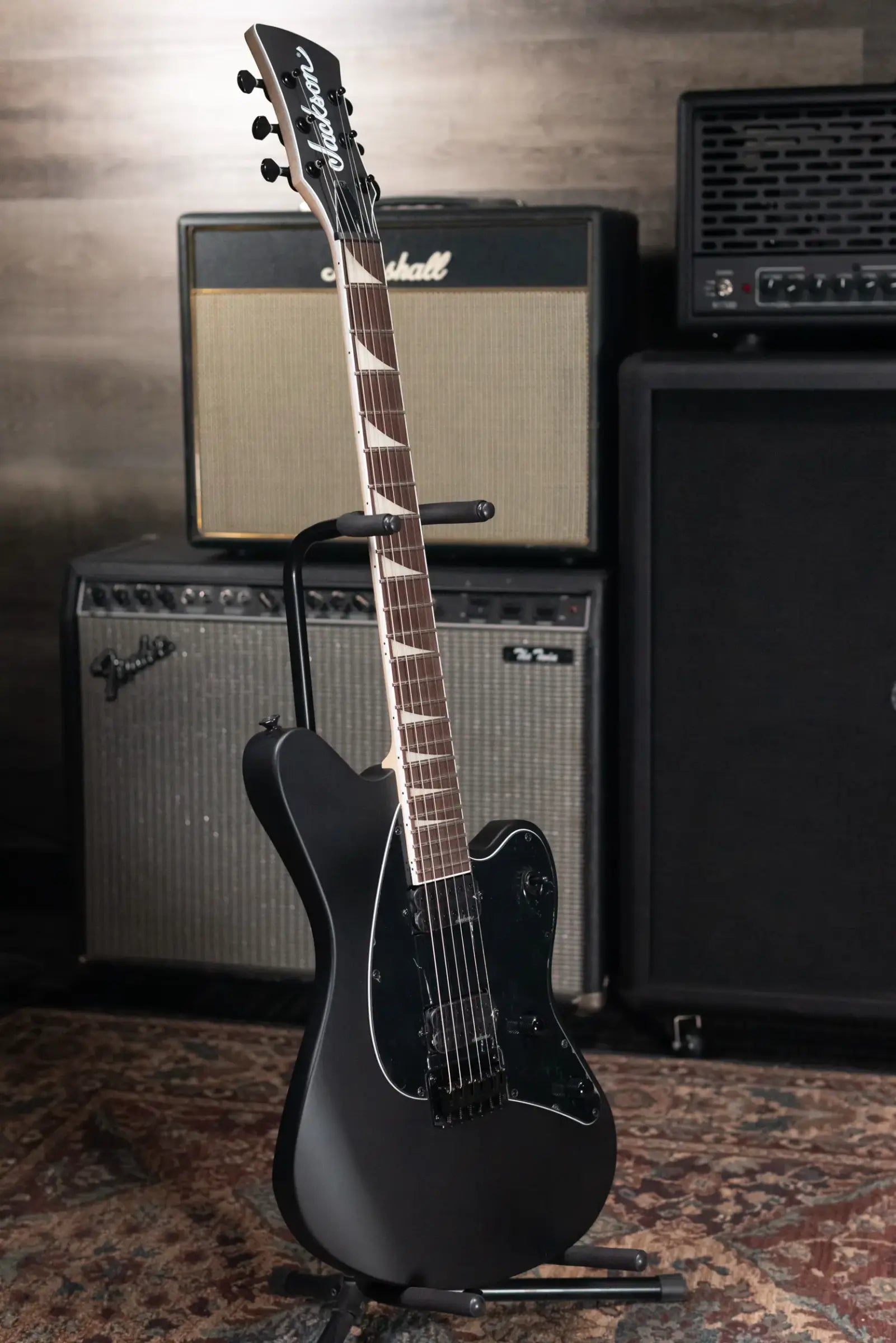 Jackson X Series Surfcaster SC HT6 Electric Guitar - Satin Black