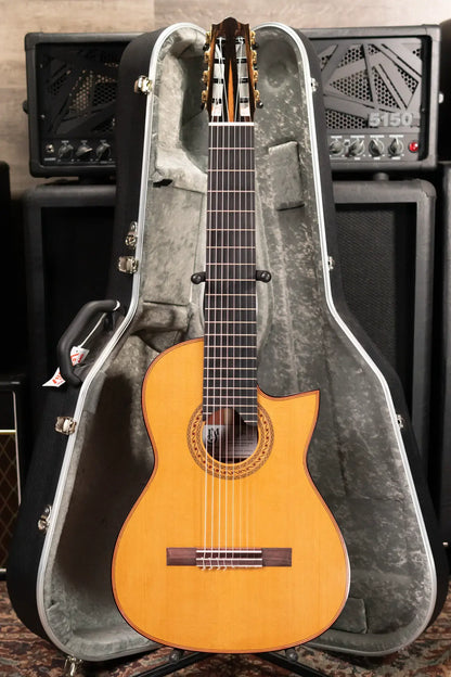 Jose Marques 8-String Classical Acoustic Guitar with Hardshell Case