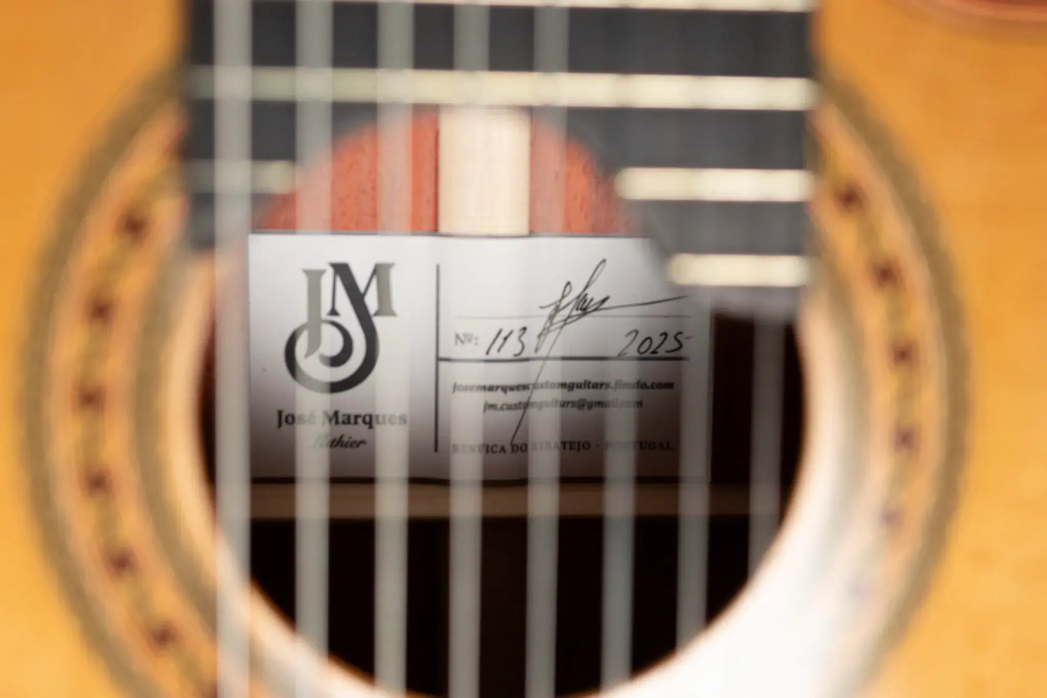 Jose Marques 8-String Classical Acoustic Guitar with Hardshell Case