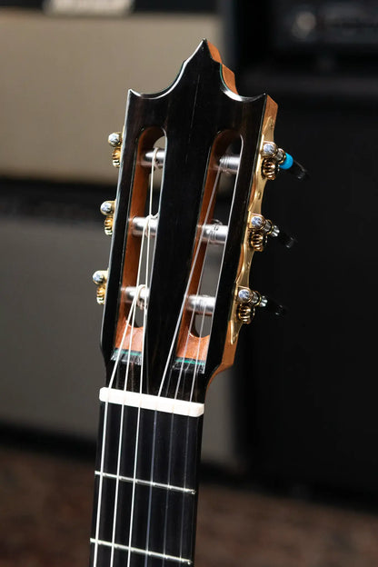 Jose Marques Doubletop Classical Acoustic Guitar - Exotic Ebony, Cedar Top with Hardshell Case