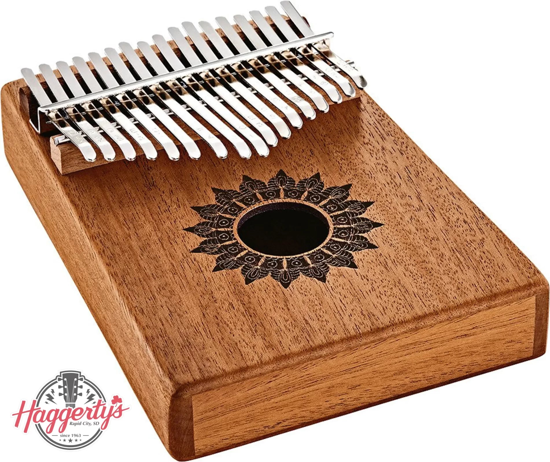Meinl Sonic Energy Sound Hole Kalimba C Major, 17-Notes, Mahogany Matte