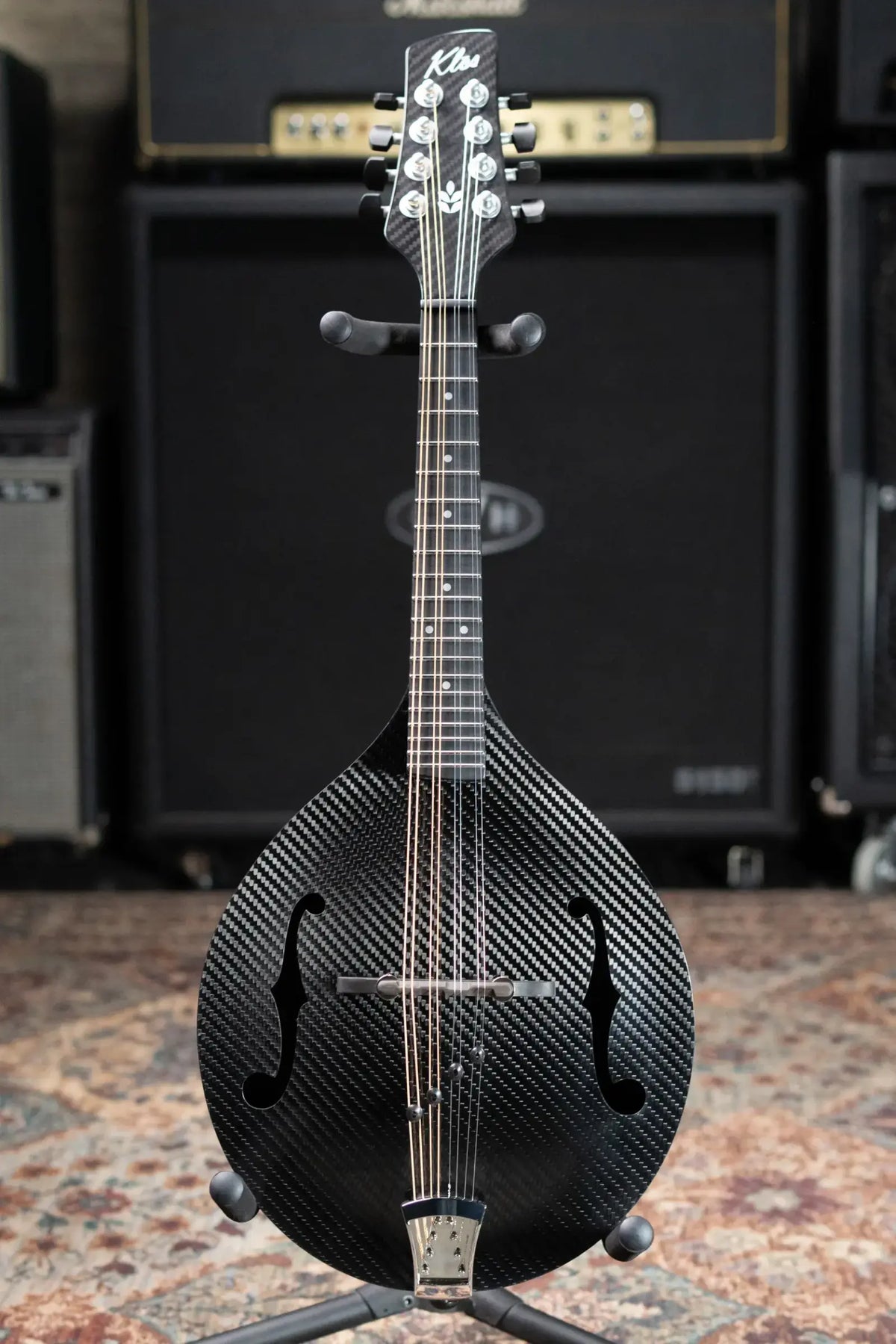 KLOS A-Style Mandolin DAE Acoustic/Electric with K&K - Full Carbon with Gig Bag