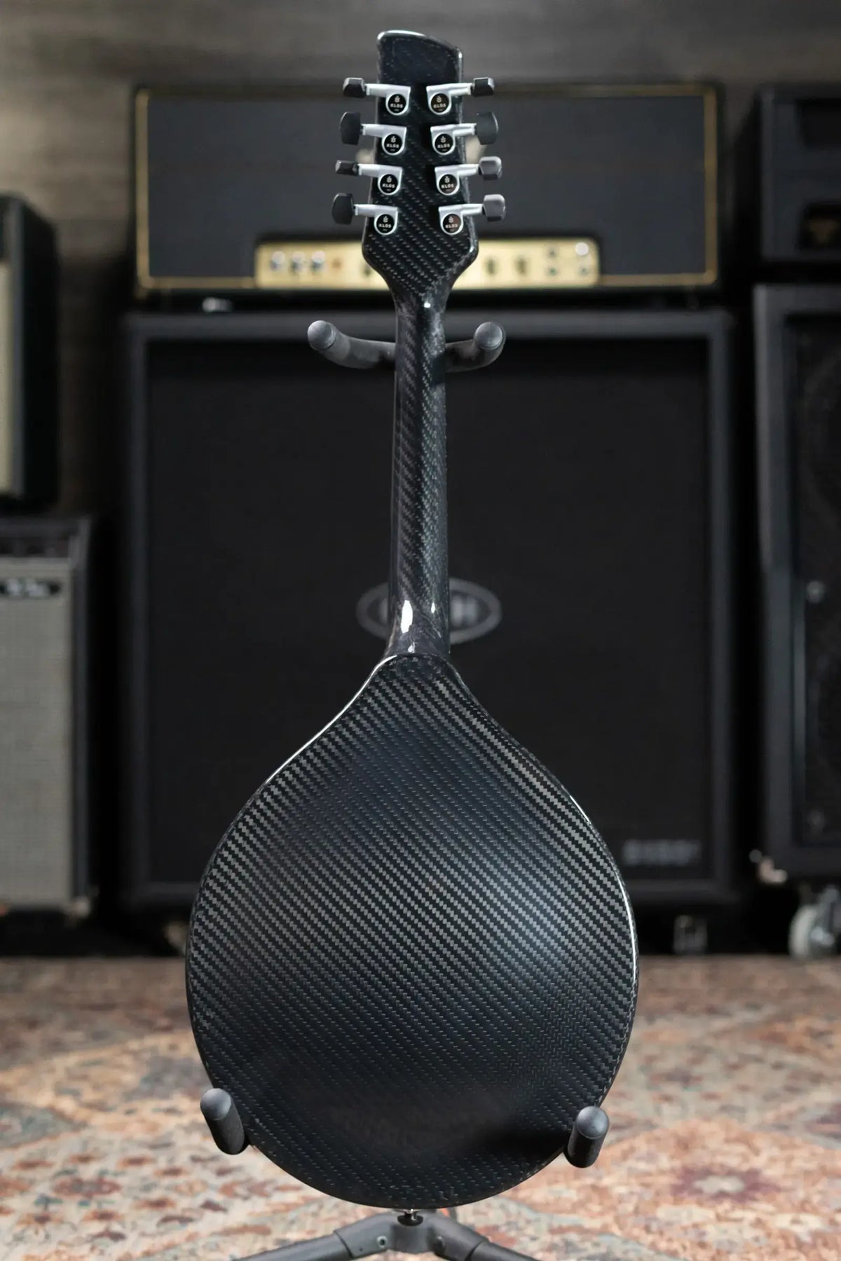 KLOS A-Style Mandolin DAE Acoustic/Electric with K&K - Full Carbon with Gig Bag