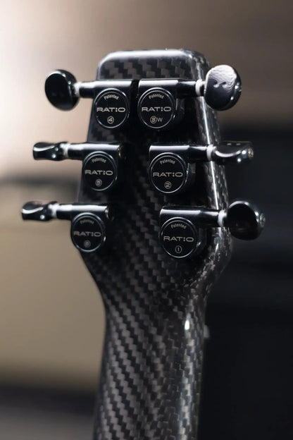 KLOS Acoustic Travel Guitar Left-Handed with Gig Bag