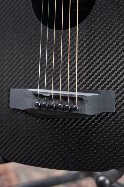 KLOS Acoustic Travel Guitar Left-Handed with Gig Bag