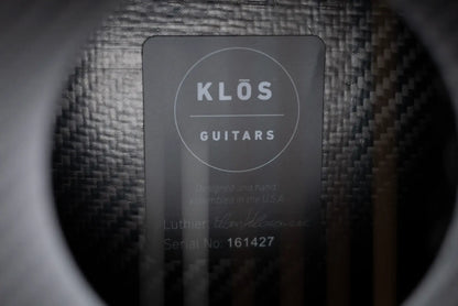 KLOS Acoustic Travel Guitar Left-Handed with Gig Bag
