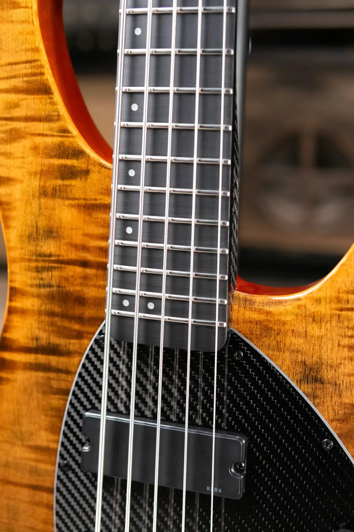 KLOS Apollo Custom V Passive Bass - Tiger with Gig Bag