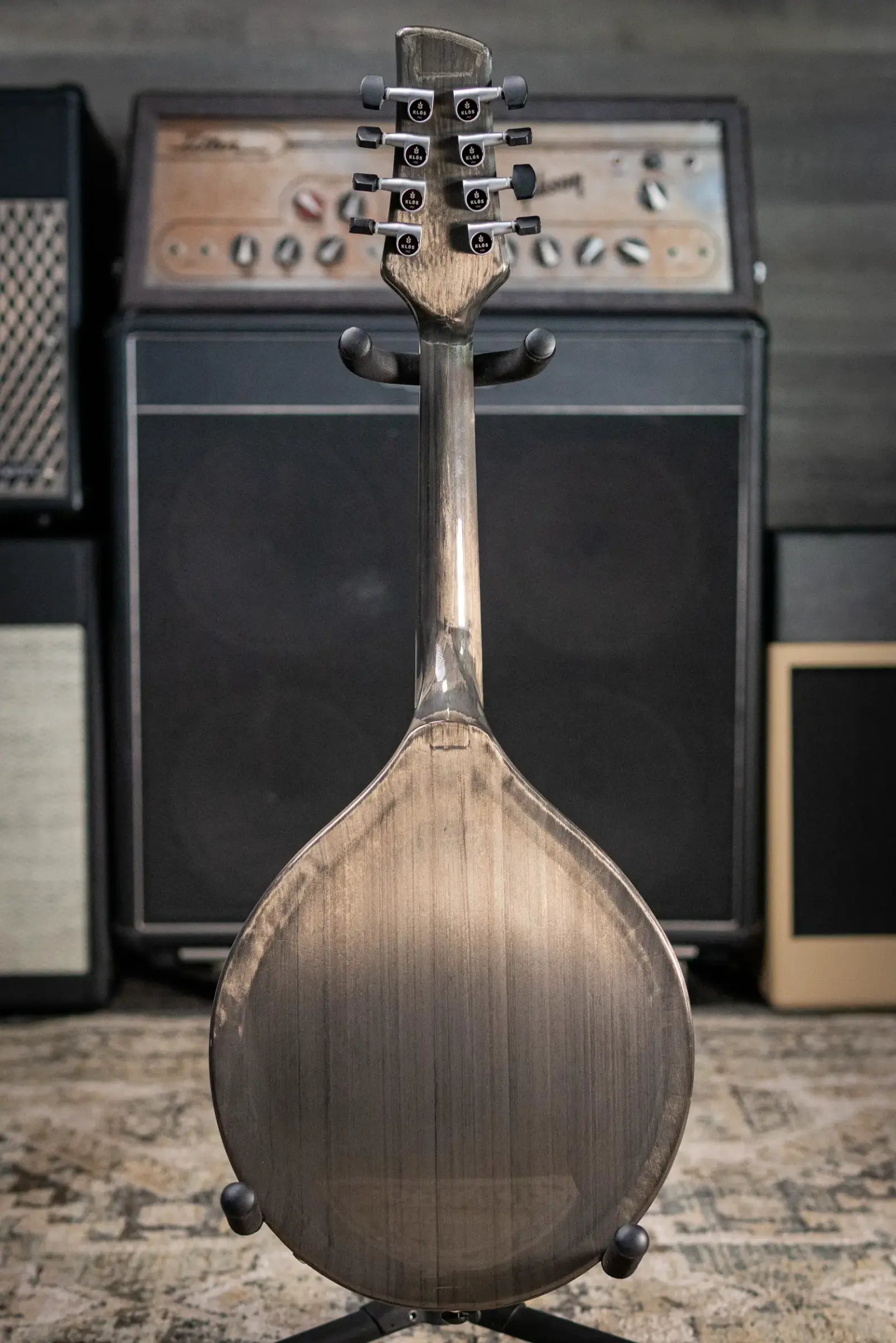 KLOS Carbon Timber A-Style Mandolin Acoustic/Electric - Transducer with Gig Bag