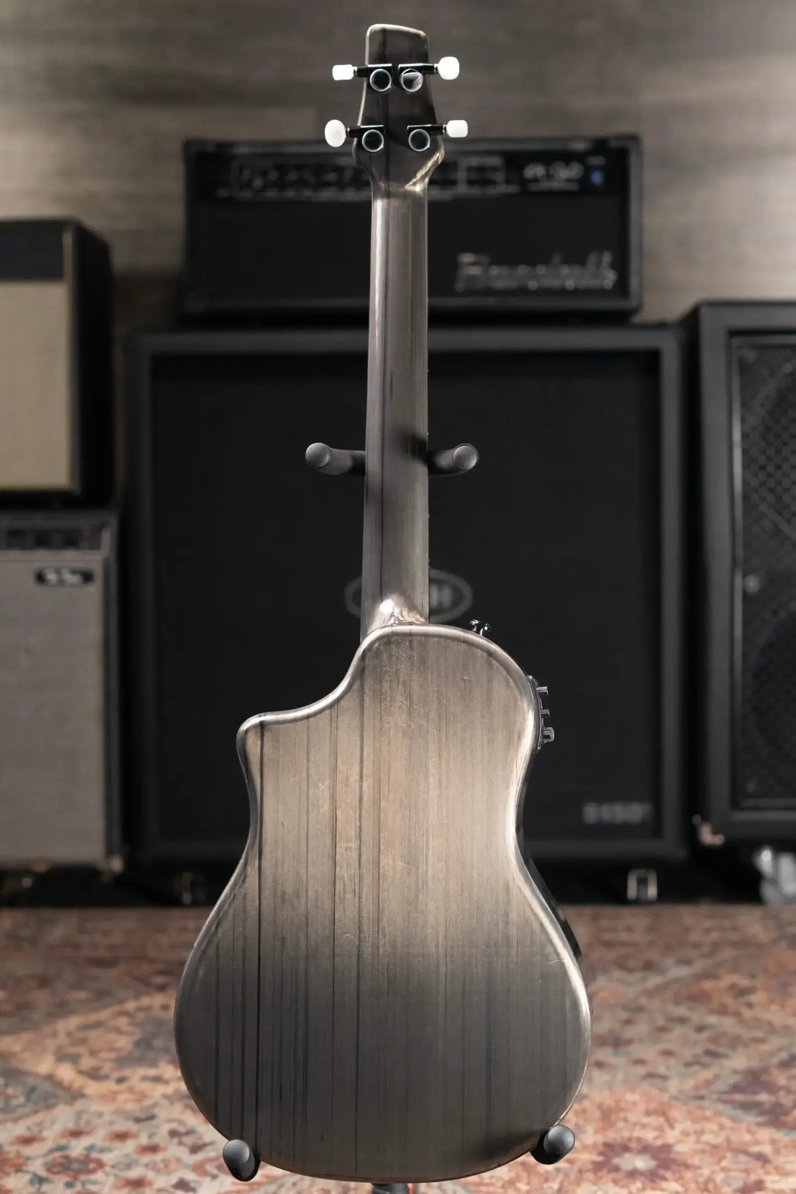 KLOS Carbon Timber Baritone Ukulele Acoustic/Electric - Fishman Kula Preamp with Gig Bag