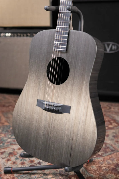 KLOS Carbon Timber Dreadnought DAE Acoustic/Electric Guitar - Hyvibe Electronics with Gig Bag
