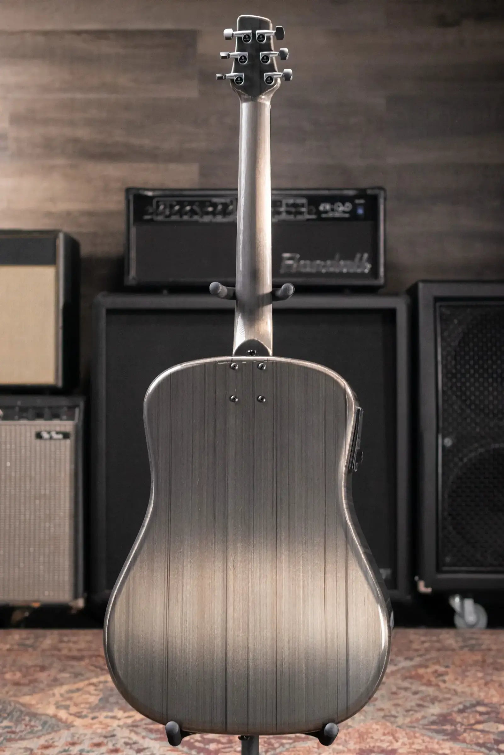 KLOS Carbon Timber Dreadnought DAE Acoustic/Electric Guitar - Hyvibe Electronics with Gig Bag