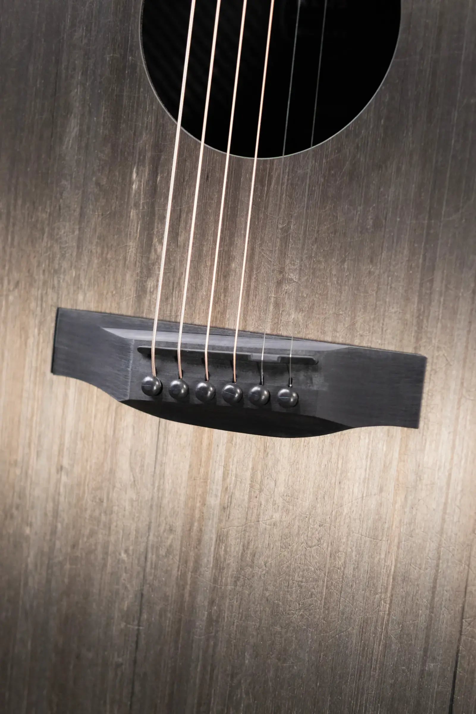 KLOS Carbon Timber Dreadnought DAE Acoustic/Electric Guitar - Hyvibe Electronics with Gig Bag