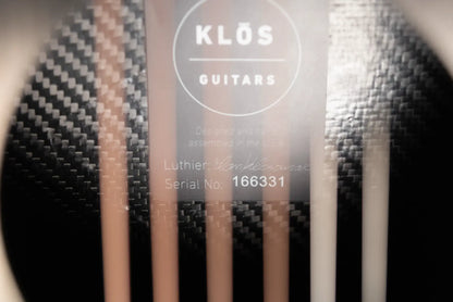 KLOS Carbon Timber Dreadnought DAE Acoustic/Electric Guitar - Hyvibe Electronics with Gig Bag