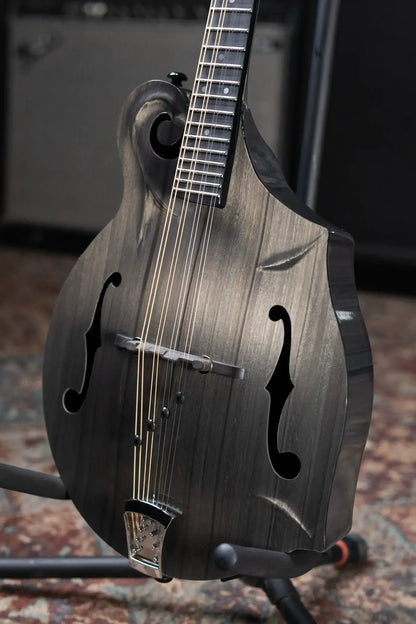 KLOS Carbon Timber F-Style Mandolin DAE EQ Acoustic/Electric with Fiberglass Hardshell Case