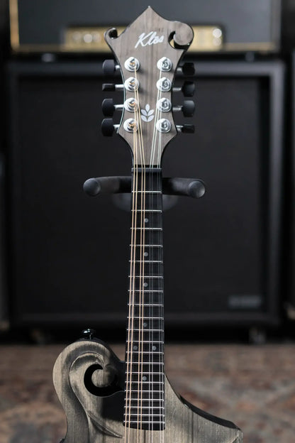 KLOS Carbon Timber F-Style Mandolin DAE EQ Acoustic/Electric with Fiberglass Hardshell Case