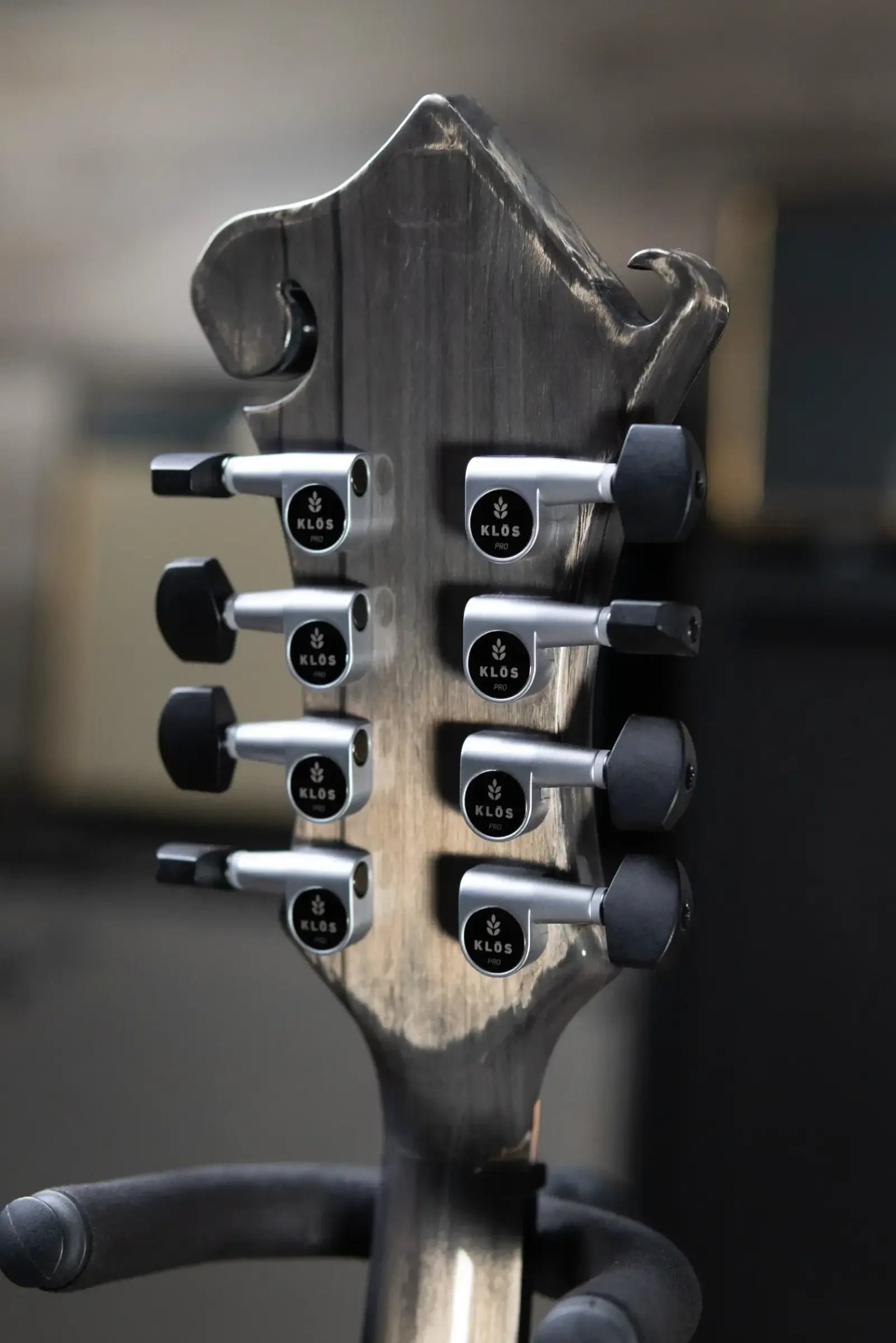 KLOS Carbon Timber F-Style Mandolin DAE EQ Acoustic/Electric with Fiberglass Hardshell Case