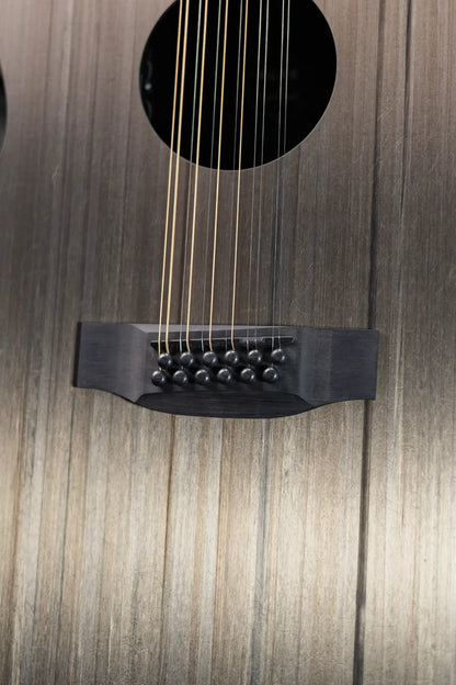 KLOS Carbon Timber Grand Cutaway 12-String DAE Acoustic/Electric Guitar with Gig Bag