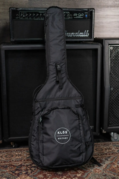 KLOS Carbon Timber Grand Cutaway 12-String DAE Acoustic/Electric Guitar with Gig Bag