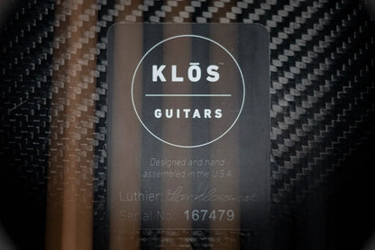 KLOS Carbon Timber Grand Cutaway 12-String DAE Acoustic/Electric Guitar with Gig Bag