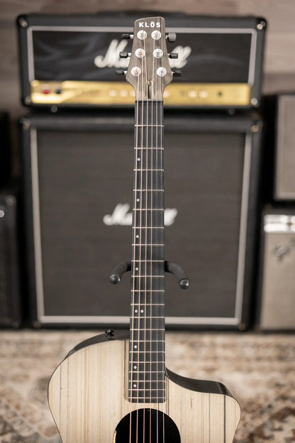 KLOS Carbon Timber Grand Cutaway Acoustic/Electric Guitar - LR Baggs Anthem with Gig Bag