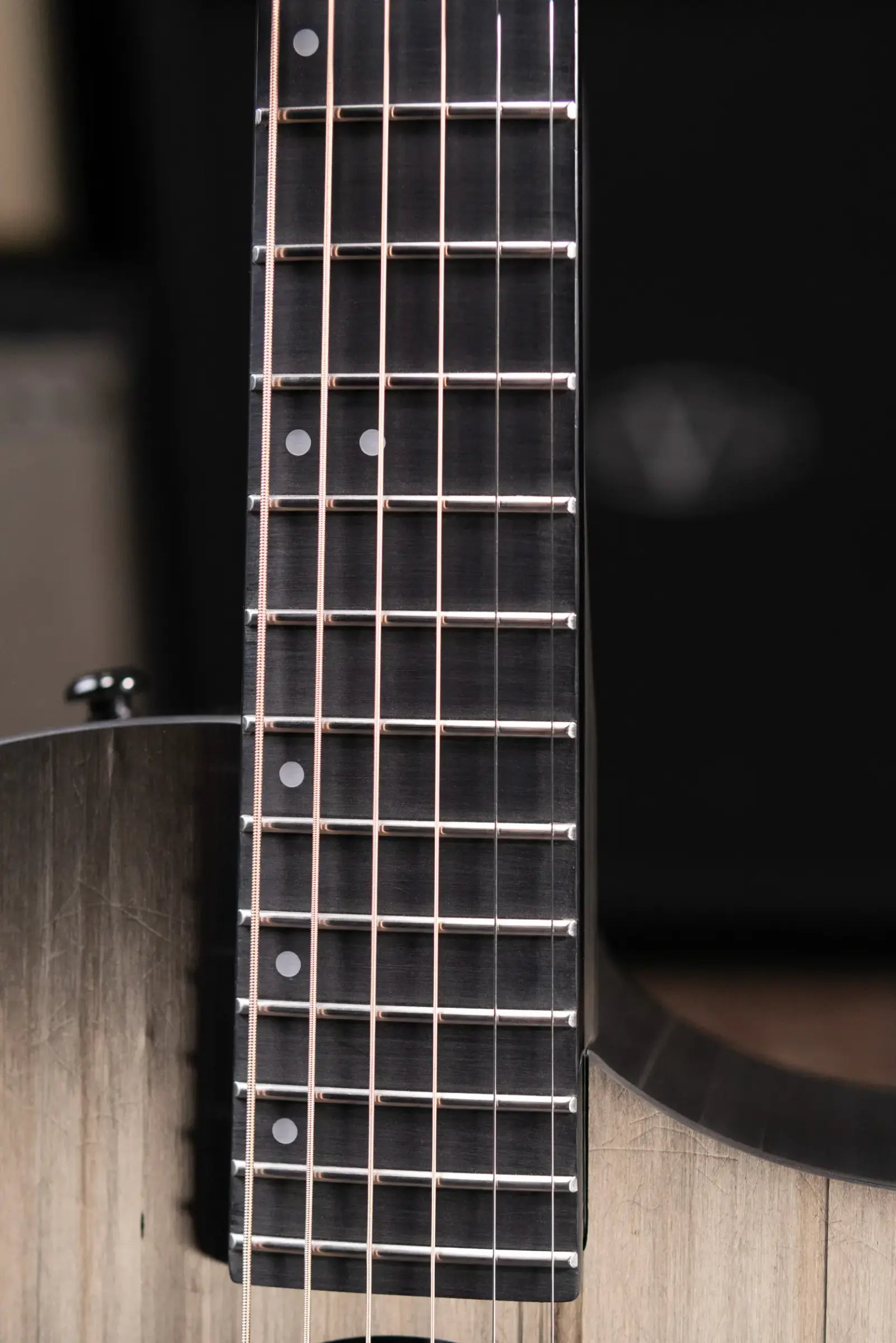 KLOS Carbon Timber Grand Cutaway Mini DAE Acoustic/Electric Guitar - Side Soundport - LR Baggs Anthem with Gig Bag