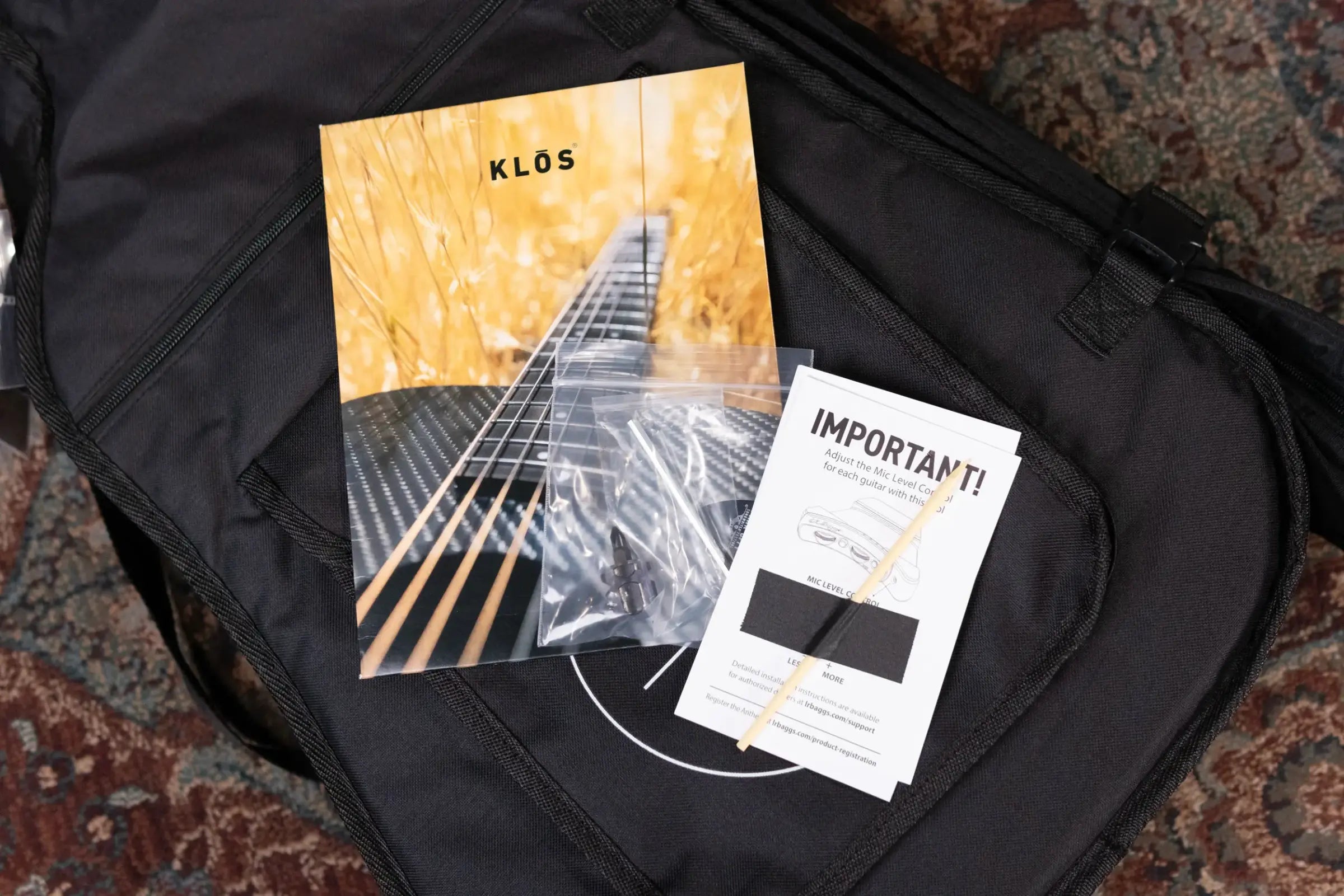 KLOS Carbon Timber Grand Cutaway Mini DAE Acoustic/Electric Guitar - Side Soundport - LR Baggs Anthem with Gig Bag