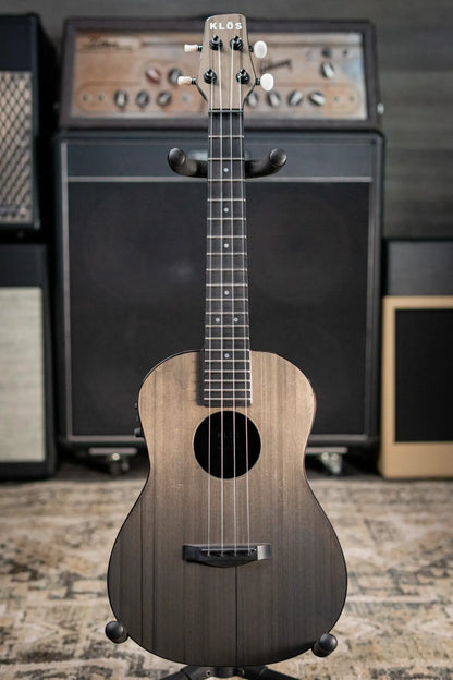 KLOS Carbon Timber Tenor Ukulele Acoustic/Electric - Fishman Kula Preamp with Gig Bag