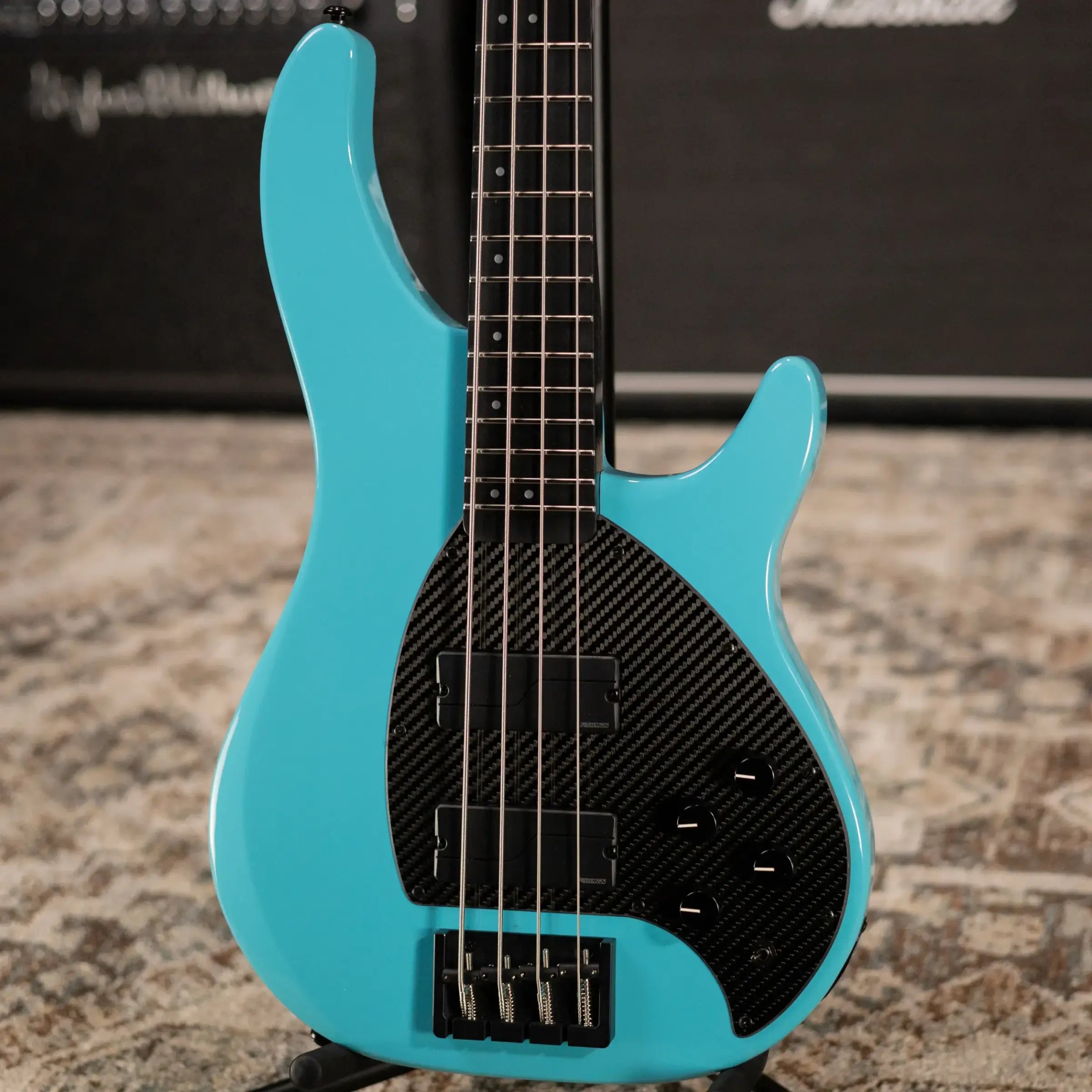 KLOS Custom Series Apollo IV Bass J - Fishman Fluence - Aqua with Gig Bag