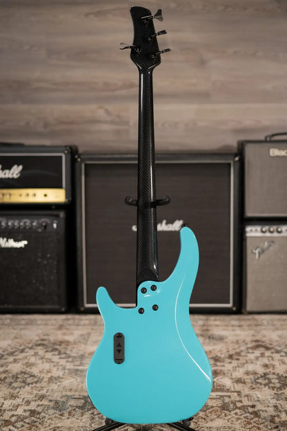 KLOS Custom Series Apollo IV Bass J - Fishman Fluence - Aqua with Gig Bag