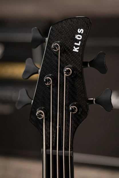 KLOS Custom Series Apollo V Bass - Flame Blue with EMGX Pickups and Gig Bag