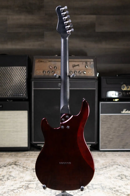 KLOS Custom Series Artemis 24 HH Electric Guitar - Flame Sunburst with Gig Bag