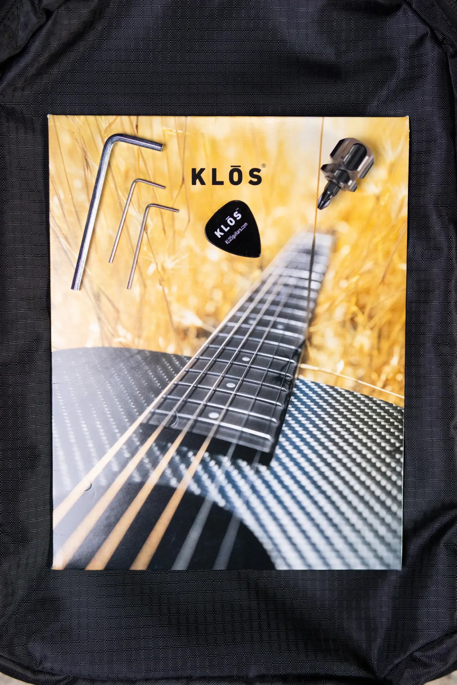 KLOS Custom Series Artemis 24 HH Electric Guitar - Flame Sunburst with Gig Bag
