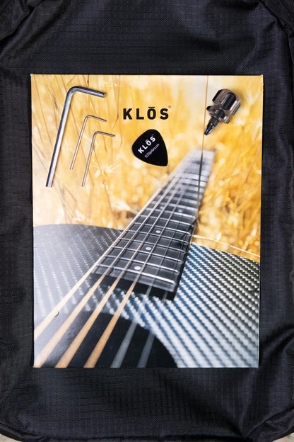 KLOS Custom Series Artemis 24 HH Electric Guitar - Flame Sunburst with Gig Bag