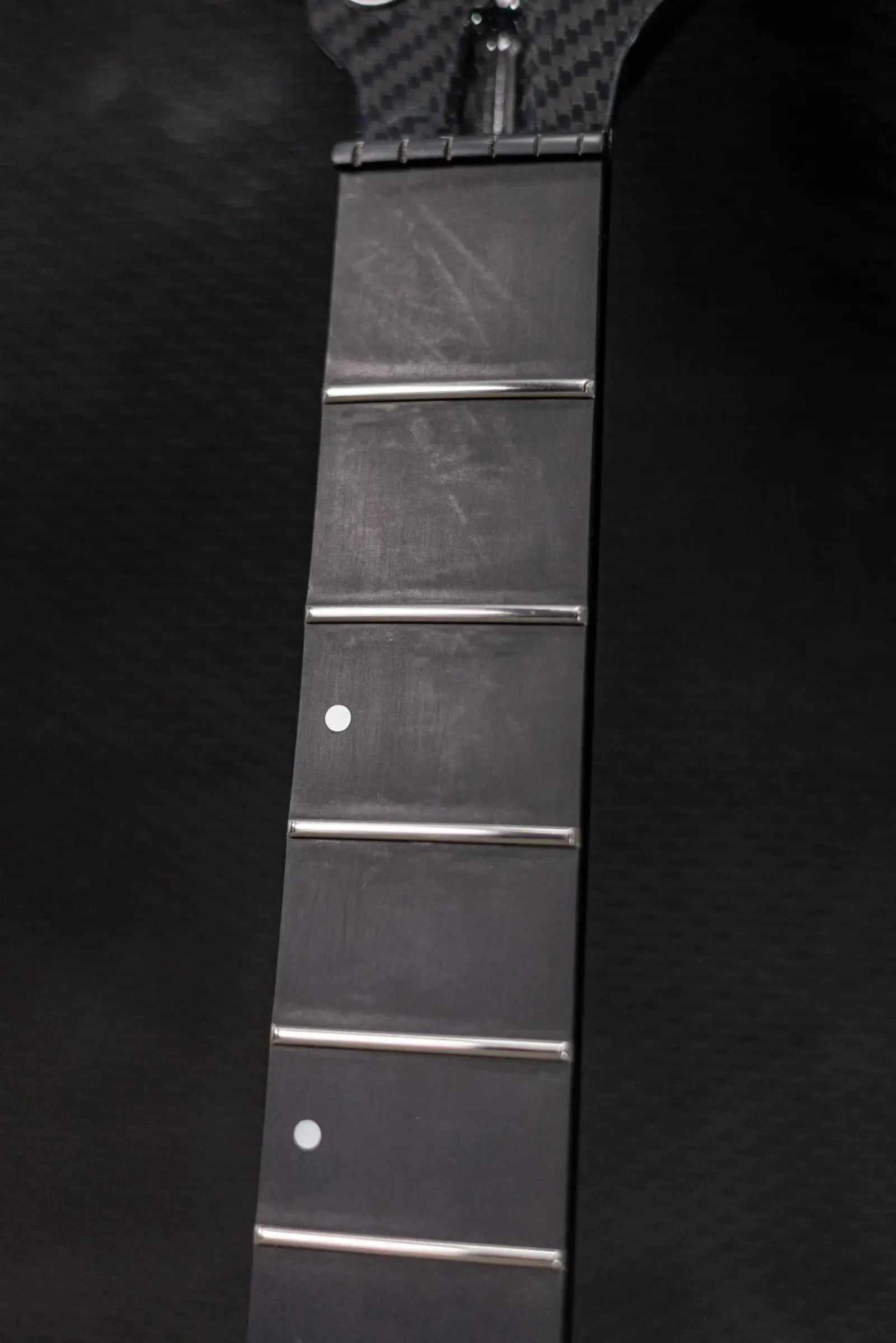 KLOS F-Series Carbon Fiber Tele Neck - 12" Radius - Locking Tuners