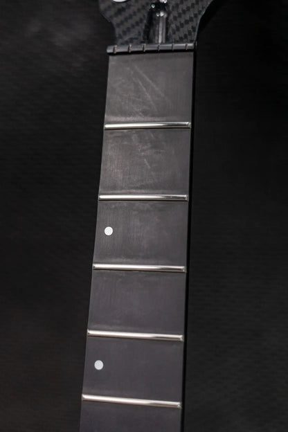 KLOS F-Series Carbon Fiber Tele Neck - 12" Radius - Locking Tuners
