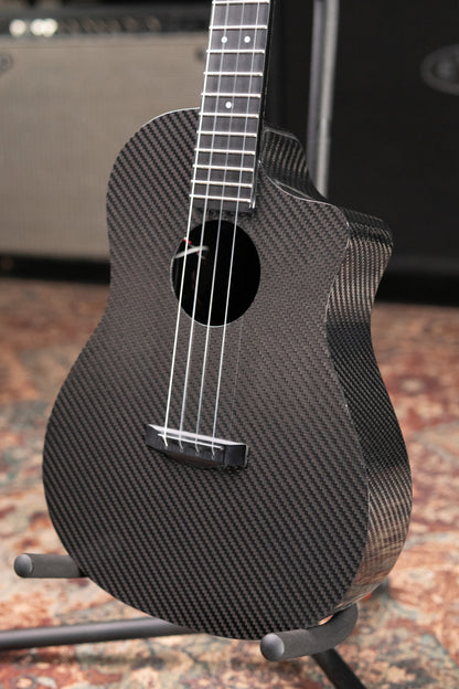 KLOS Full Carbon Baritone Ukulele Acoustic/Electric - Fishman Kula Preamp with Gig Bag