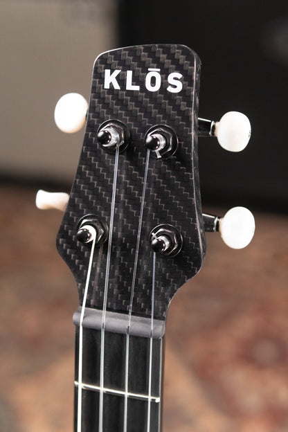 KLOS Full Carbon Baritone Ukulele Acoustic/Electric - Fishman Kula Preamp with Gig Bag
