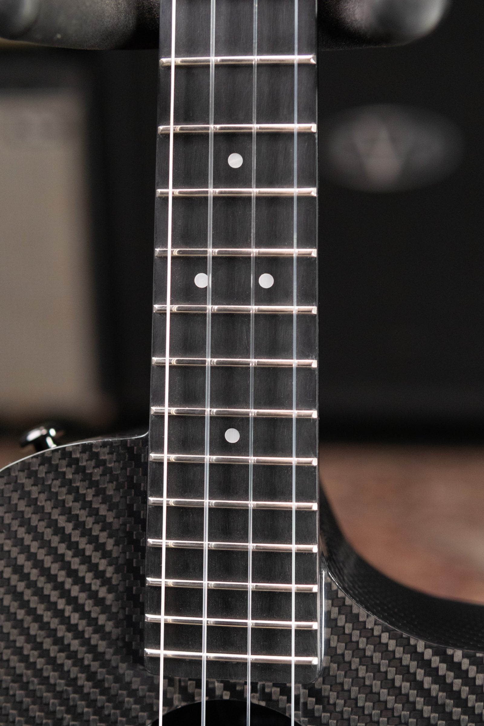 KLOS Full Carbon Baritone Ukulele Acoustic/Electric - Fishman Kula Preamp with Gig Bag